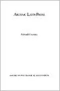 Archaic Latin Prose
