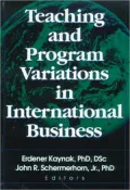 Teaching and Program Variations in International Business