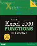 Microsoft Excel 2000 functions in practice