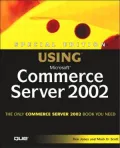 Using Microsoft Commerce Server 2002 (Special Edition Using)