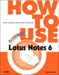 How to use Lotus Notes 6