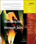 Managing Data with Microsoft Excel