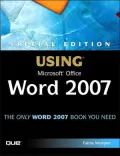 Special Edition Using Microsoft Office Word 2007