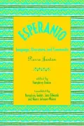 Esperanto: Language, Literature, and Community