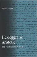 Heidegger and Aristotle