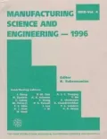 Manufacturing Science and Engineering-1996 Presented at the 1996 Asme International Mechanic...