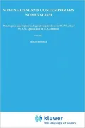 Nominalism And Contemporary Nominalism