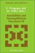 Instabilities And Nonequilibrium Structures Iii