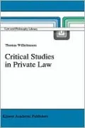 Critical Studies In Private Law