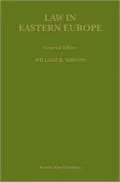 Revival of Private Law in Central and Eastern Europe Essays in Honour of Ferdinand J.M. Feld...