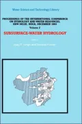 Proceedings of the International Conference on Hydrology and Water Resources, New Delhi, India, December 1993