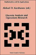 Discrete Analysis and Operations Research