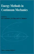 Energy Methods in Continuum Mechanics