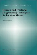 Discrete and Fractional Programming Techniques for Location Models