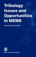 Tribology Issues and Opportunities in Mems: Proceedings of the NSF AFSOR ASME Workshop on Tribology Issues and Opportunities in MEMS