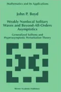 Weakly Nonlocal Solitary Waves and Beyond-all-Orders Asymptotics