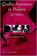 Quality Assurance In Dialysis, 2nd Edition, Vol. 39