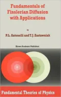 Fundamentals of Finslerian diffusion with applications