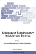 M ssbauer Spectroscopy in Materials Science