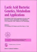 Lactic Acid Bacteria: Genetics, Metabolism and Applications