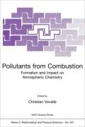 Pollutants from Combustion Formation and Impact on Atmospheric Chemistry