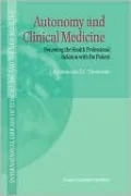Autonomy and Clinical Medicine, Vol. 2