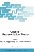 Algebra - Representation Theory