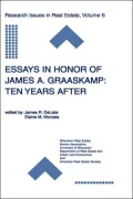 Essays In Honor Of James A. Graaskamp, Vol. 6