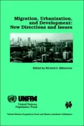 Migration, Urbanization, And Development New Directions And Issues