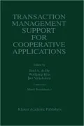 Transaction Management Support for Cooperative Applications