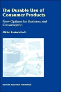 The Durable Use of Consumer Products