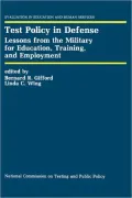 Test Policy in Defense