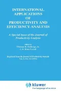 International Applications of Productivity and Efficiency Analysis