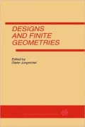 Designs and Finite Geometries