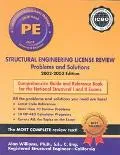 Structural Engineering License Review 2002-2003 Problems and Solutions