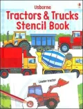 Usborne Tractors & Trucks Stencil Book