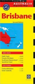 Brisbane Travel Map 2nd Edition