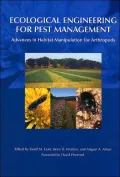 Ecological Engineering for Pest: Advances in Habitat Manipulation for Arthropods