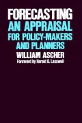 Forecasting : An Appraisal for Policy-Makers and Planners