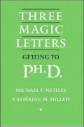 Three Magic Letters: Getting to Ph. D.