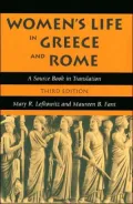 Women's Life in Greece and Rome: A Source Book in Translation