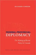 Federal-Provincial Diplomacy