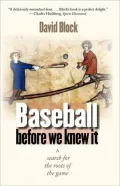 Baseball before We Knew It: A Search for the Roots of the Game