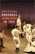 Baseball and Other Matters in 1941