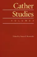 Cather Studies: v. 3