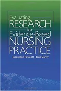 Book cover of Evaluating Research for Evidence-Based Nursing Practice