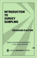 Introduction To Survey Sampling, Vol. 35
