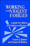 Book cover of Working With Violent Families