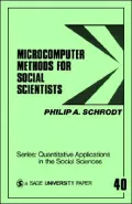 Microcomputer Methods for Social Scientists, Vol. 4