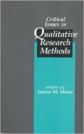 Critical Issues In Qualitative Research Methods
